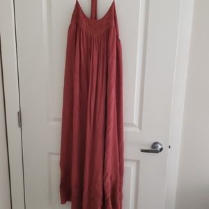 Free People loose fit halter midi dress